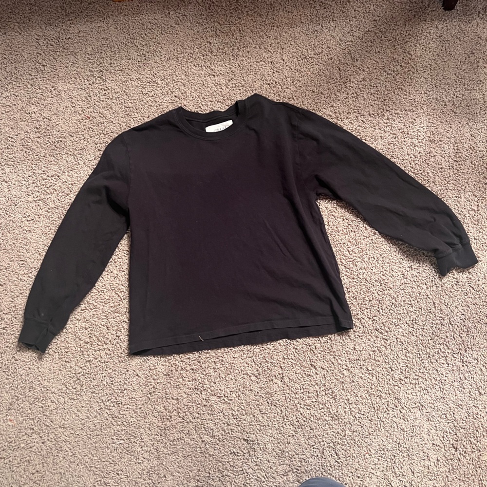 THE GREAT The Long Sleeve Recycled Cotton Tee